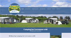 Desktop Screenshot of campinghetleersumseveld.nl