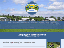 Tablet Screenshot of campinghetleersumseveld.nl